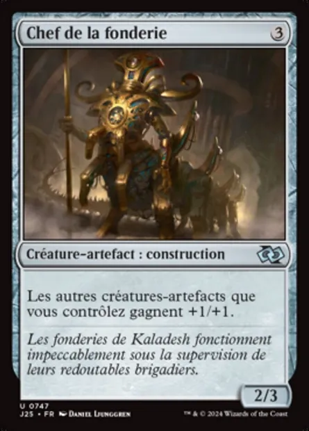 Chef de la fonderie, carte Magic J25 747 — extension Foundations Jumpstart