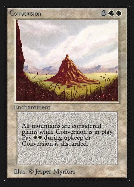 Conversion, Magic card CEI 16 — Intl. Collectors' Edition set