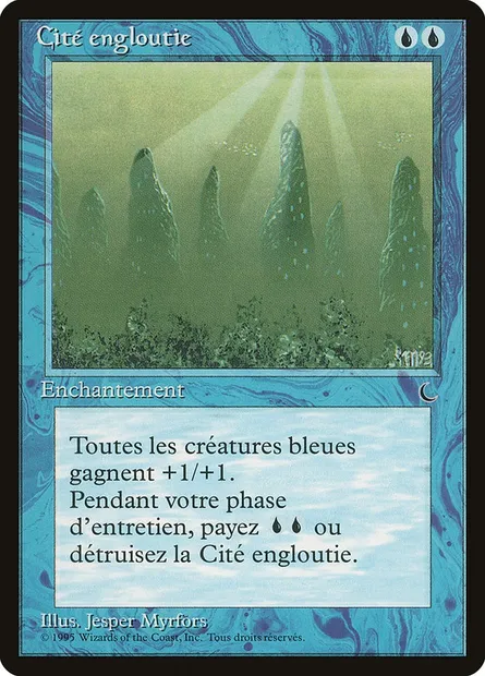 Cité engloutie, carte Magic REN 42 — extension Renaissance