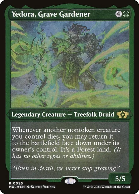 Yedora, Grave Gardener, Magic card MUL 95 — Multiverse Legends set