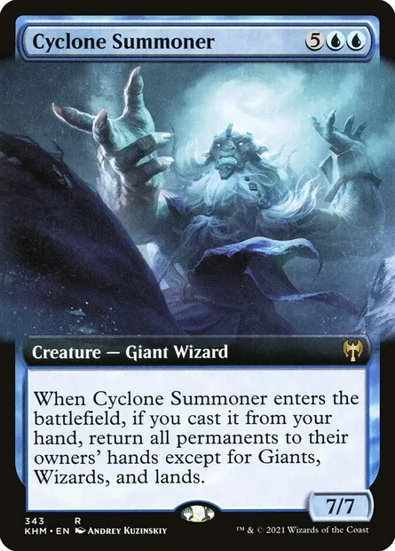 Cyclone Summoner, Magic card KHM 343 — Kaldheim set