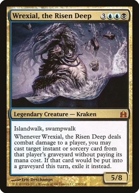 Wrexial, the Risen Deep, Magic card CMD 239 — Commander 2011 set