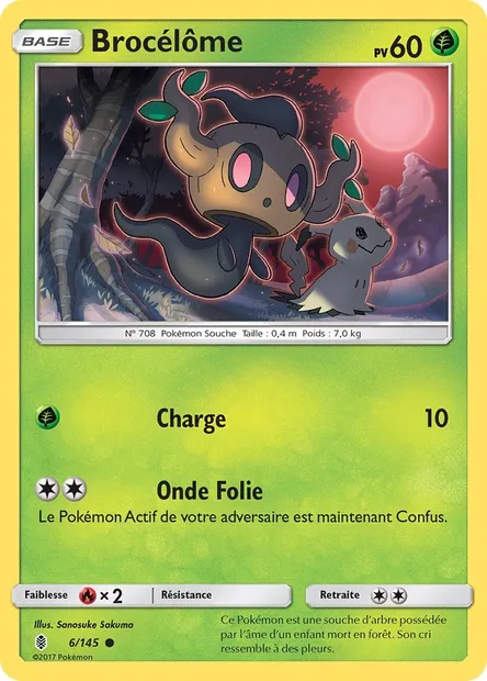 Brocélôme, carte Pokémon GRI 6 — extension Gardiens Ascendants