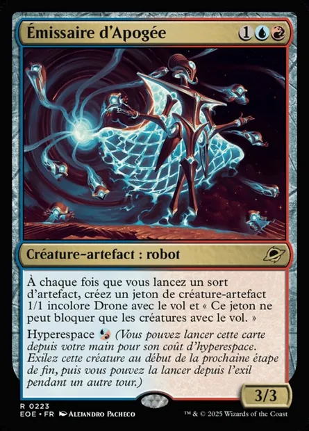 Émissaire d'Apogée, carte Magic EOE 223 — extension Edge of Eternities