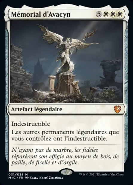 Mémorial d'Avacyn, carte Magic MIC 31 — extension Midnight Hunt Commander