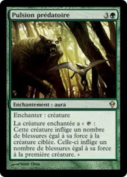 Pulsion prédatoire, carte Magic ZEN 175 — extension Zendikar