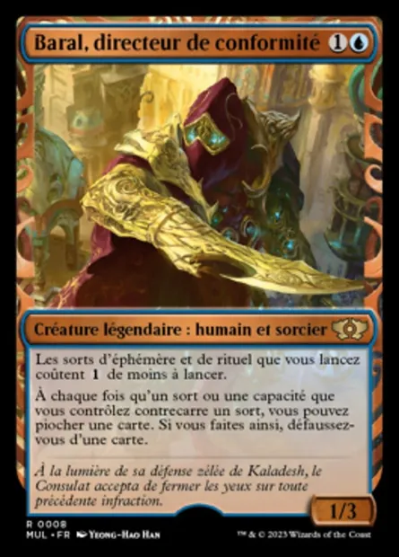 Baral, directeur de conformité, carte Magic MUL 8 — extension Multiverse Legends