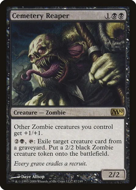 Cemetery Reaper, Magic card M10 87 — Magic 2010 set