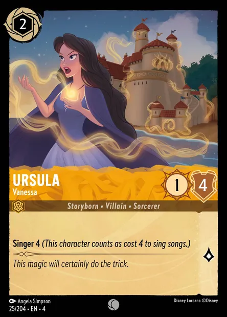 Ursula - Vanessa, Disney Lorcana card CH4-025 — Ursula's Return set