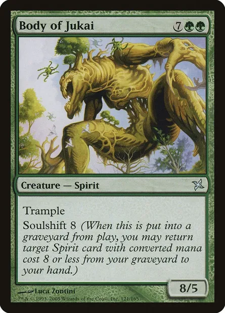 Corps de Jukai, carte Magic BOK 121 — extension Traîtres de Kamigawa