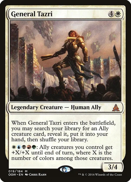 General Tazri, Magic card OGW 19 — Oath of the Gatewatch set