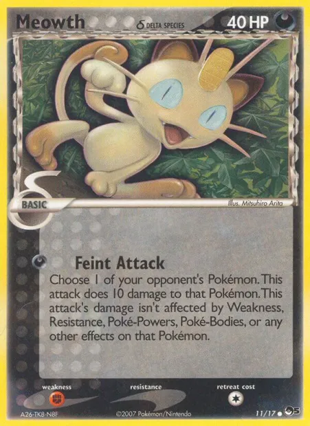 Meowth δ, Pokémon card P5 11 — POP Series 5 set