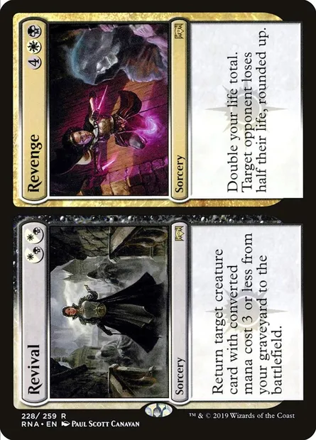 Revival // Revenge, Magic card RNA 228 — Ravnica Allegiance set