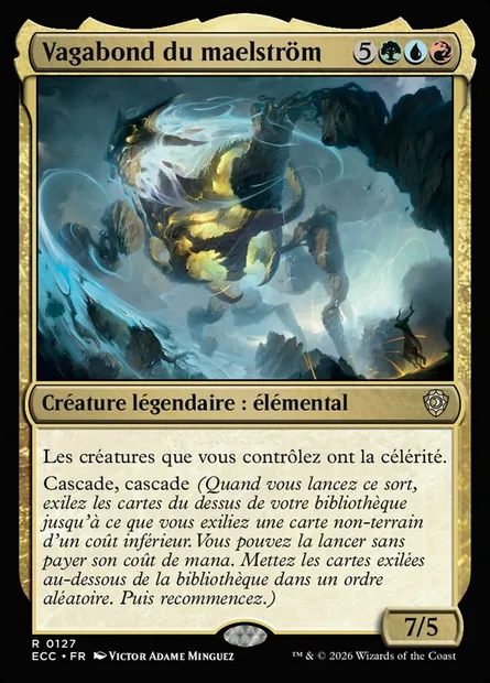 Vagabond du maelström, carte Magic ECC 127 — extension Lorwyn Eclipsed Commander