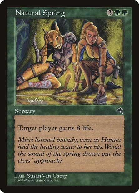 Natural Spring, Magic card TMP 239 — Tempest set