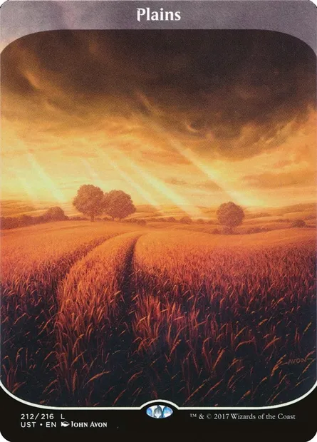Plains, Magic card UST 212 — Unstable set