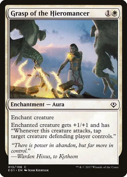 Emprise du hiéromancien, carte Magic E01 13 — extension Archenemy: Nicol Bolas
