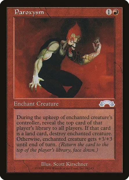 Paroxysm, Magic card EXO 94 — Exodus set