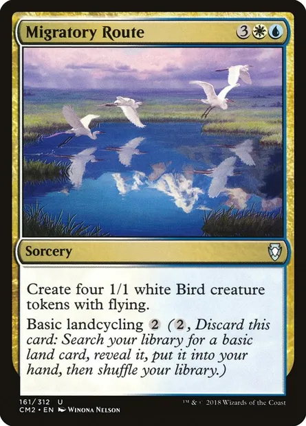 Migratory Route, Magic card CM2 161 — Commander Anthology Volume II set