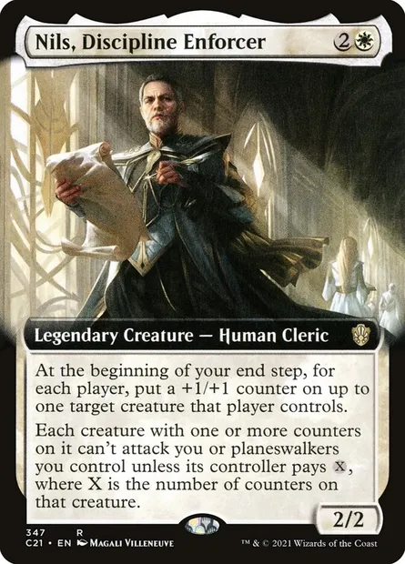 Nils, Discipline Enforcer, Magic card C21 347 — Commander 2021 set