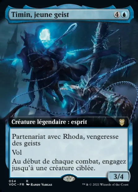 Timin, jeune geist, carte Magic VOC 54 — extension Crimson Vow Commander