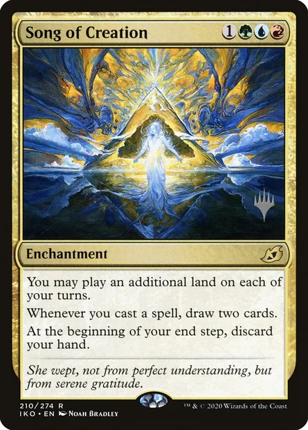Chant de la Création, carte Magic PIKO 210p — extension Ikoria: Lair of Behemoths Promos