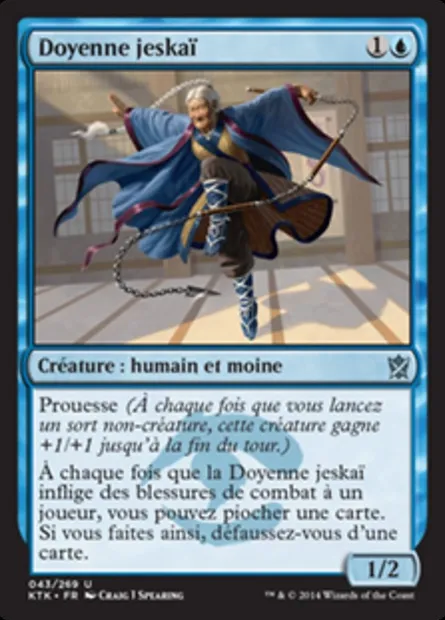 Doyenne jeskaï, carte Magic KTK 43 — extension Les Khans de Tarkir