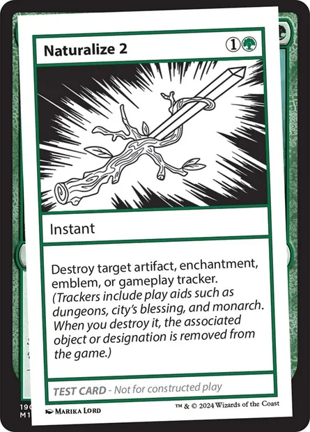 Naturalize 2, Magic card MB2 579 — Mystery Booster 2 set