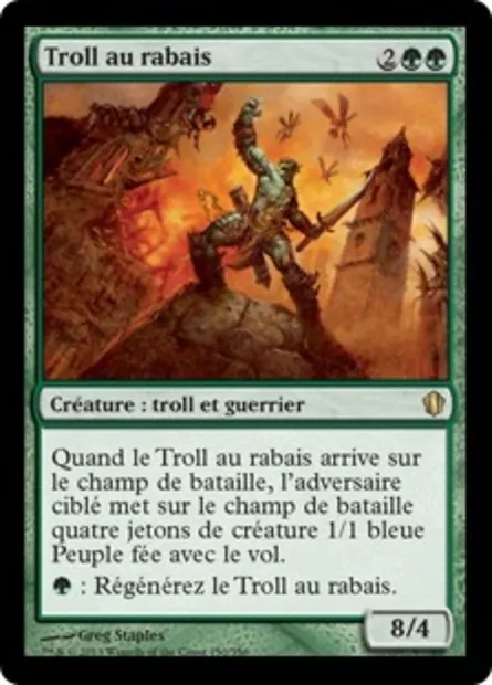 Troll au rabais, carte Magic C13 150 — extension Commander 2013
