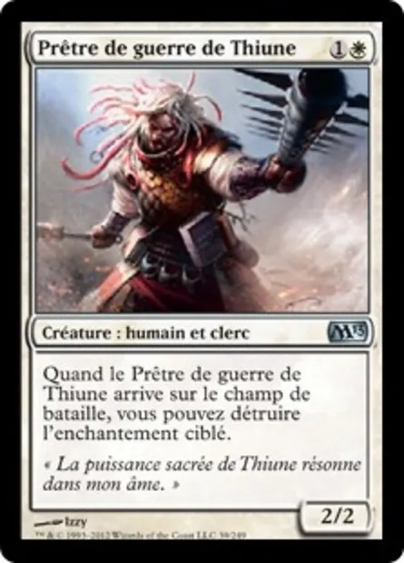 Prêtre de guerre de Thiune, carte Magic M13 39 — extension Magic 2013