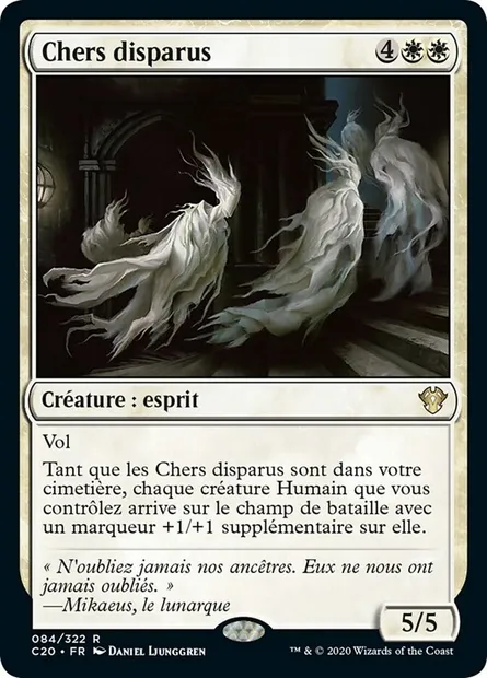 Chers disparus, carte Magic C20 84 — extension Commander 2020