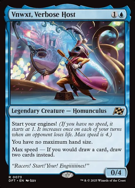 Vnwxt, Verbose Host, Magic card DFT 73 — Aetherdrift set