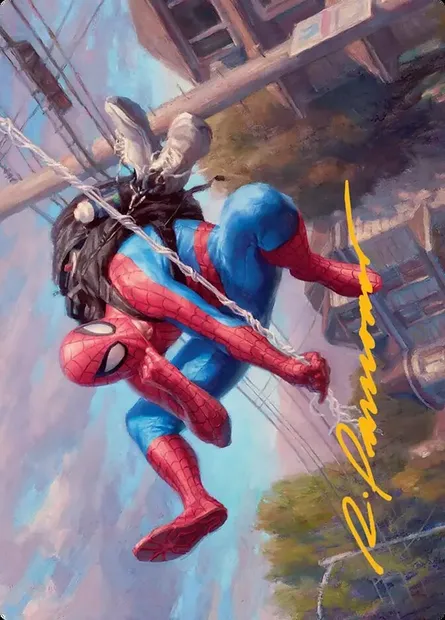 Spider-Man, Web-Slinger // Spider-Man, Web-Slinger, Magic card ASPM 4 — Marvel's Spider-Man Art Series set