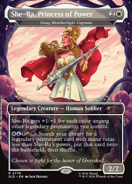 Sisay, Weatherlight Captain, Magic card SLD 2778 — Secret Lair Drop set