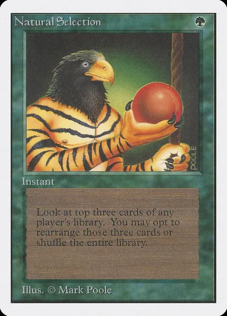Natural Selection, Magic card 2ED 213 — Unlimited Edition set
