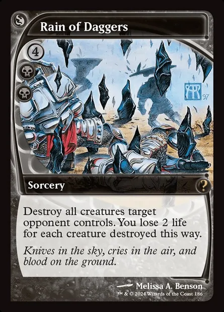 Rain of Daggers, Magic card MB2 186 — Mystery Booster 2 set