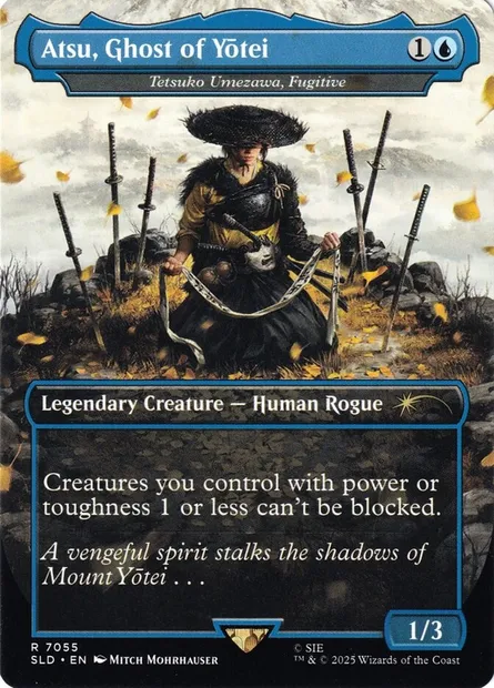 Tetsuko Umezawa, Fugitive, Magic card SLD 7055 — Secret Lair Drop set