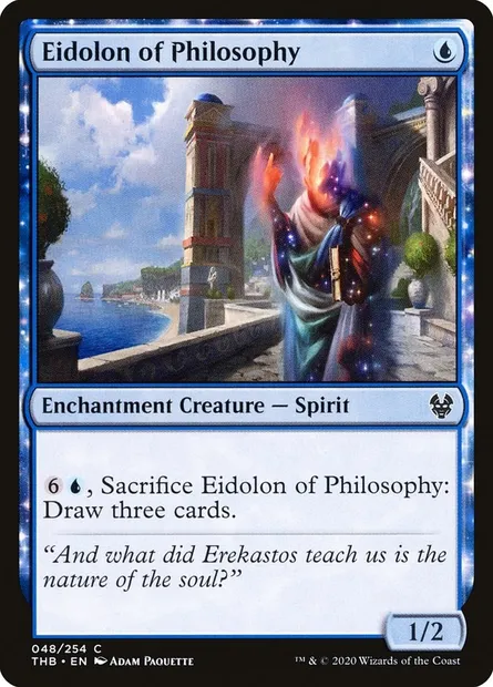 Eidolon of Philosophy, Magic card THB 48 — Theros Beyond Death set