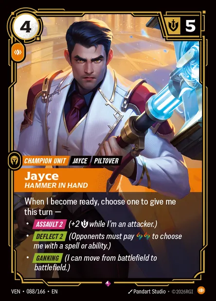 Jayce, Riftbound card VEN 088 — Vendetta set