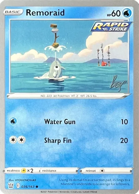 Rémoraid, carte Pokémon WCD22 036 — extension World Championship Decks 2022