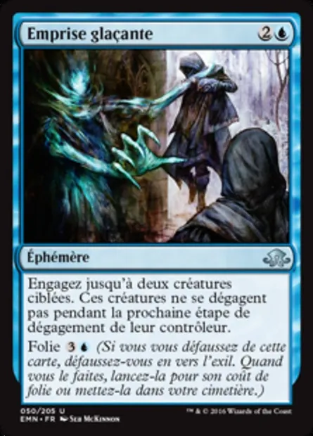 Emprise glaçante, carte Magic EMN 50 — extension La lune hermétique