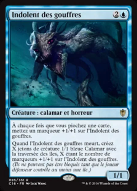 Indolent des gouffres, carte Magic C16 85 — extension Commander 2016