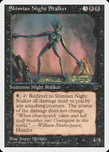 Shimian Night Stalker, Magic card CHR 36 — Chronicles set
