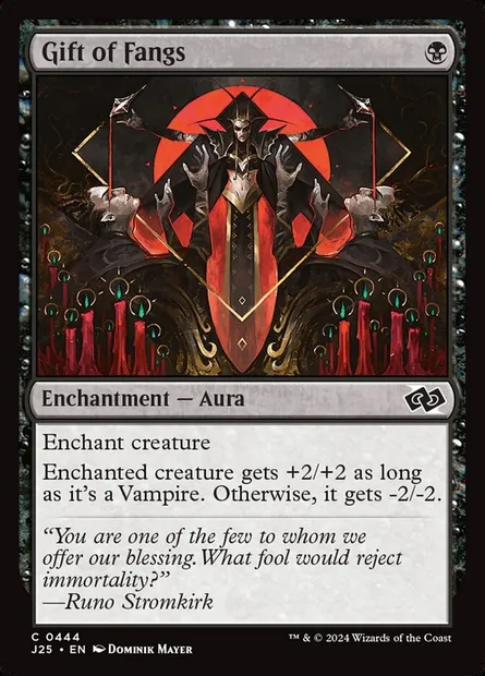 Gift of Fangs, Magic card J25 444 — Foundations Jumpstart set