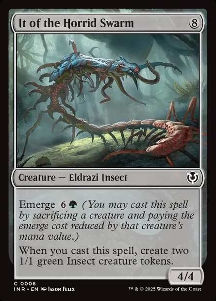 It of the Horrid Swarm, Magic card INR 6 — Innistrad Remastered set