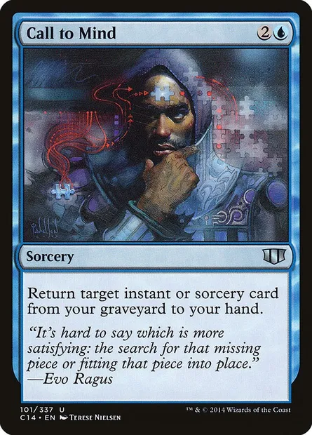 Call to Mind, Magic card C14 101 — Commander 2014 set