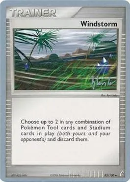 Tempête, carte Pokémon WCD08 085-2 — extension World Championship Decks 2008