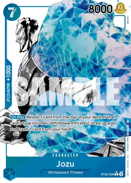 Jozu, One Piece card ST22-006 — Ace & Newgate set