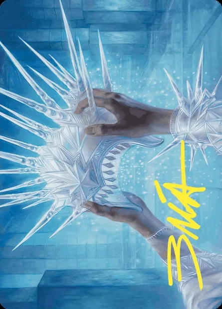 Hylda's Crown of Winter // Hylda's Crown of Winter, carte Magic AWOE 43 — extension Wilds of Eldraine Art Series