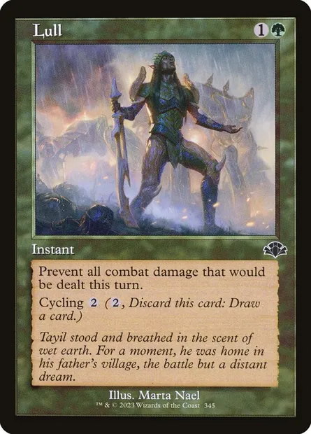 Lull, Magic card DMR 345 — Dominaria Remastered set